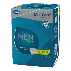 MoliCare Premium Men Pants 5 Gotas Tamanho M x 8 unid.