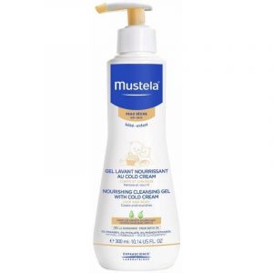 Mustela Pele Seca Gel Lavante Nutritivo com Cold Cream 300ml