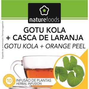NatureFoods Chá Gotu Kola + Casca De Laranja x 10 saq.