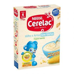 Nestlé Cerelac Papa Infantil 1ª Papa Milho e Arroz sem Glúten 250g