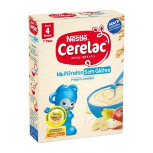 Nestlé Cerelac Papa Infantil 1ª Papa Multifrutos sem Glúten 250g