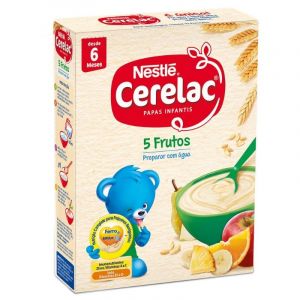 Nestlé Cerelac Papa Infantil 5 Frutos 250g
