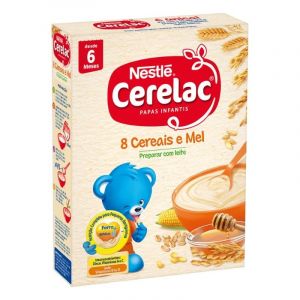 Nestlé Cerelac Papa Infantil 8 Cereais e Mel 250g