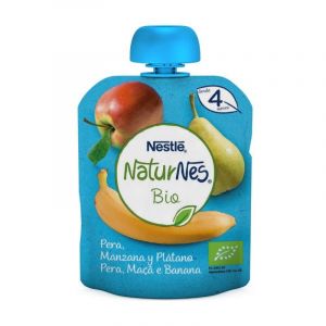 Nestlé NaturNes Bio Pacotinhos de Fruta Pêra Maçã Banana 90g