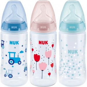 Nuk First Choice+ Biberão 0-6M Tetina M Silicone com Controlo de Temperatura 300ml