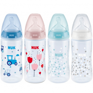 Nuk First Choice+ Biberão 6-18M Tetina L Silicone com Controlo de Temperatura 300ml