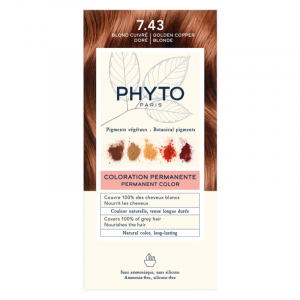 Phyto Phytocolor Kit de Coloração 7.43 Louro Acobreado Dourado