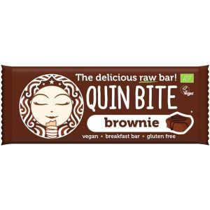 Quin Bite Bio Barra Raw Brownie Sem Glúten 30g