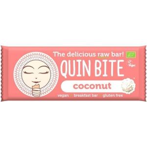 Quin Bite Bio Barra Raw Côco Sem Glúten 30g