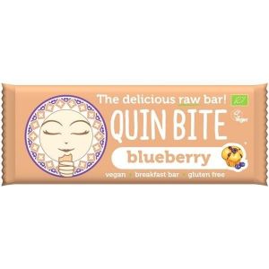Quin Bite Bio Barra Raw Mirtilo Sem Glúten 30g