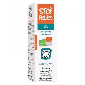 Stop Piolhos Gel Anti-Parasitário Cabelos Curtos com Pente 100ml