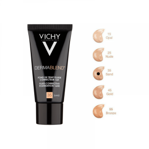 Vichy Dermablend Base Correctora Fluída 35 Sand 30ml