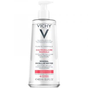 Vichy Pureté Thermale Água Micelar Mineral Pele Sensível 400ml