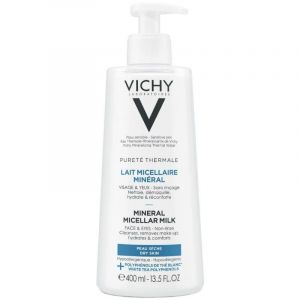Vichy Pureté Thermale Leite Micelar Mineral Pele Seca 400ml