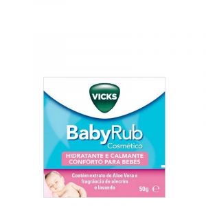 Vicks Babyrub Pomada Hidratante Calmante 50g