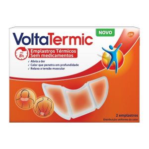 Voltaren VoltaTermic Emplastro Térmico Sem Medicamentos Borboleta x 2 unid.
